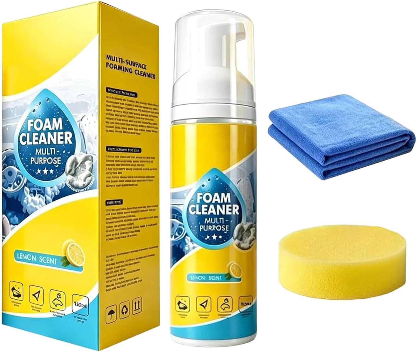 4-in-1 Multi-Enzyme Premium Lemon Fresh Foam Cleaner
