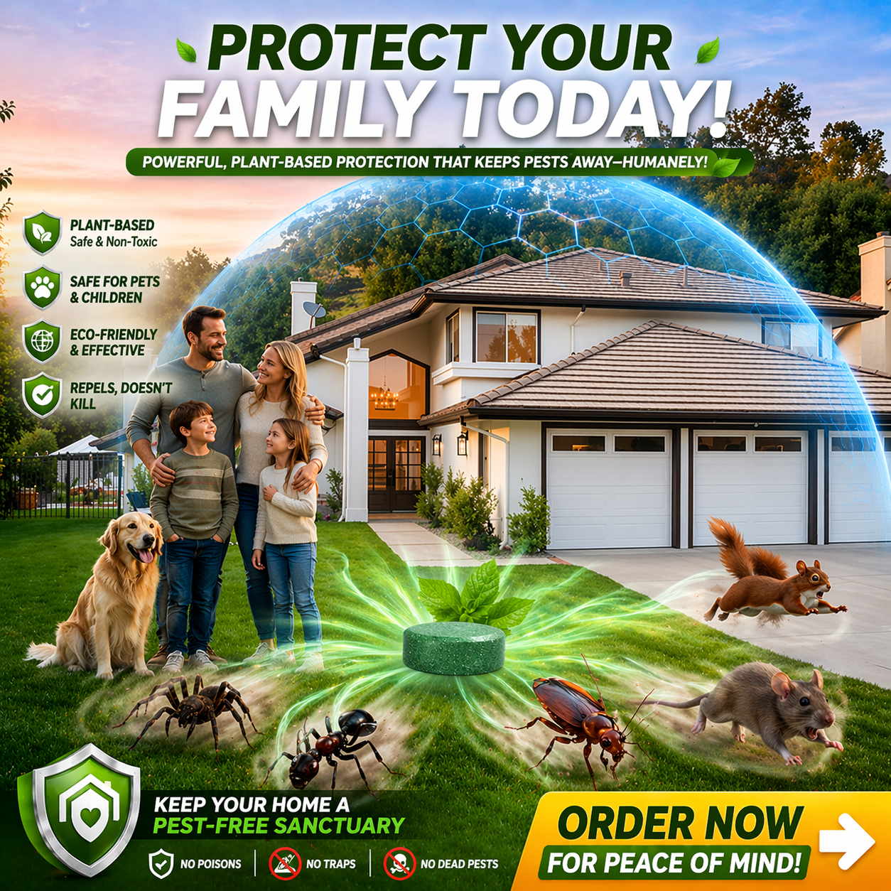 🌿Natural Rodent Repellent Balls