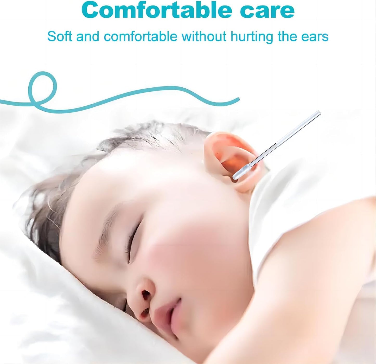 Reusable Adhesive Ear Cleaning Sticks