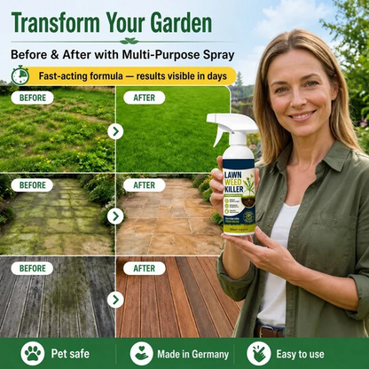 Fast-Acting Natural Weed Killer Spray