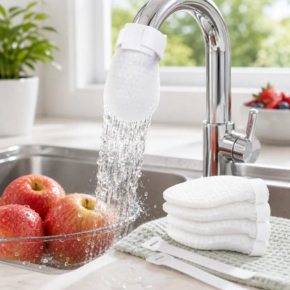Universal Faucet Filter Bags – Multi-Layer Cotton Filtration