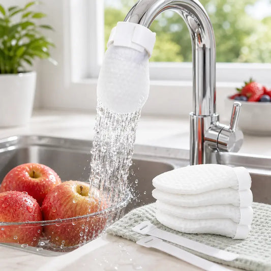 Universal Faucet Filter Bags – Multi-Layer Cotton Filtration