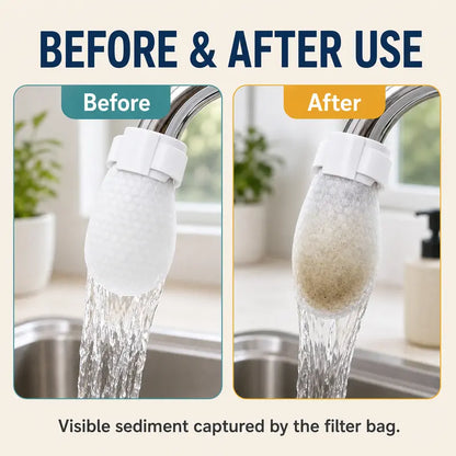 Universal Faucet Filter Bags – Multi-Layer Cotton Filtration