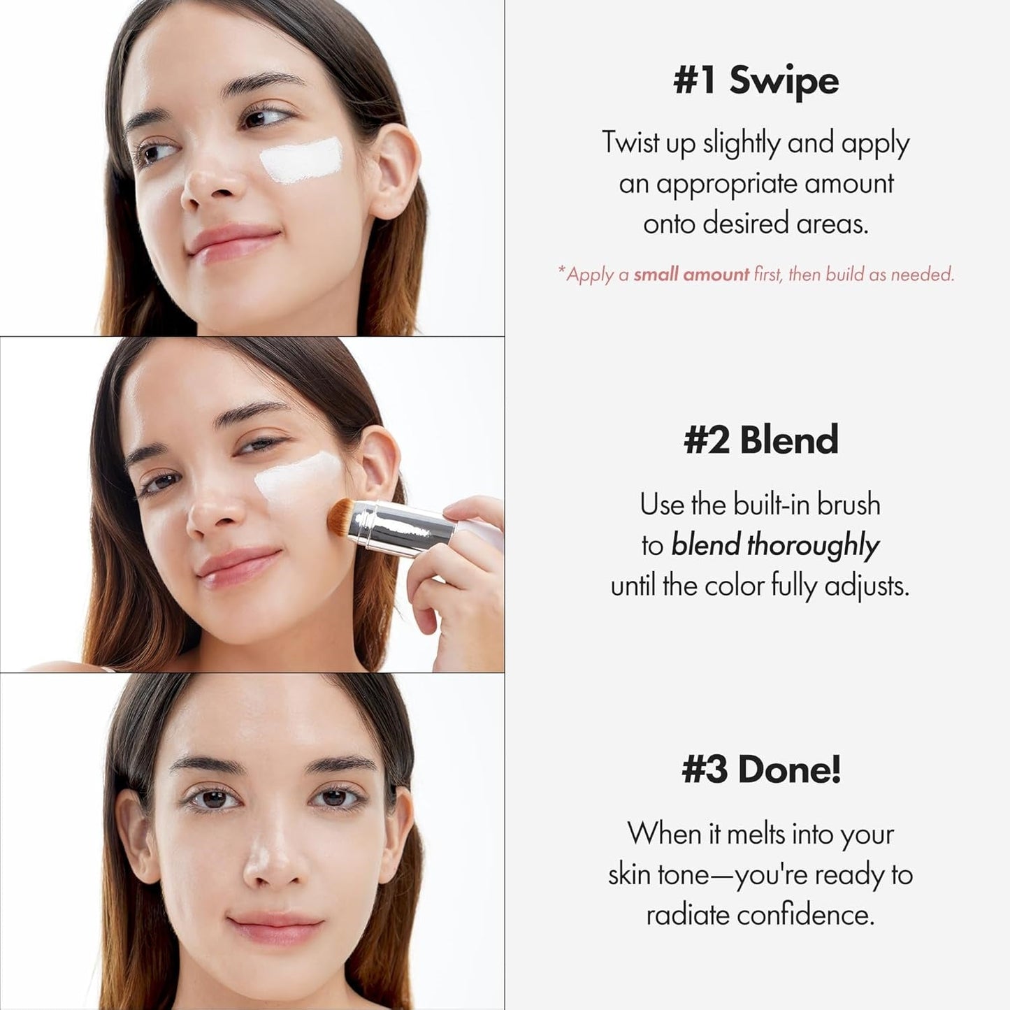 SWEVRA® Color-Changing Foundation Stick