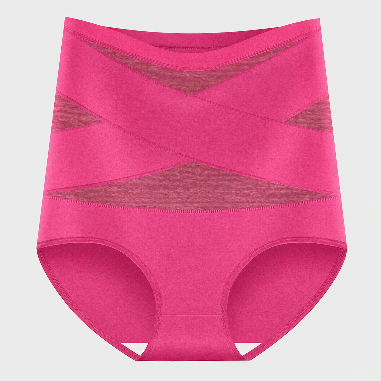 ✨Plus-Size High-Waist Cross Tummy Control Panties