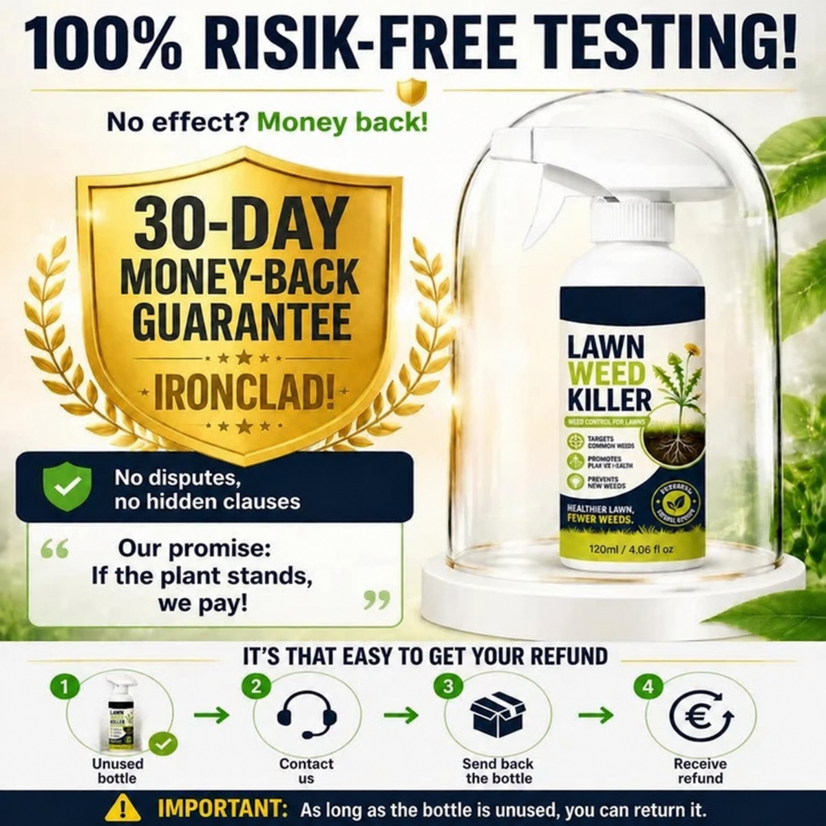 Fast-Acting Natural Weed Killer Spray