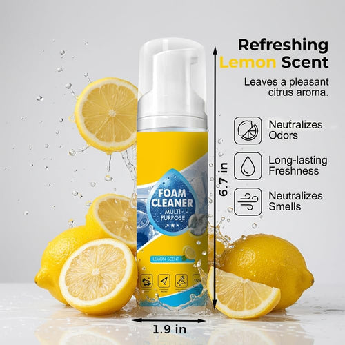 4-in-1 Multi-Enzyme Premium Lemon Fresh Foam Cleaner
