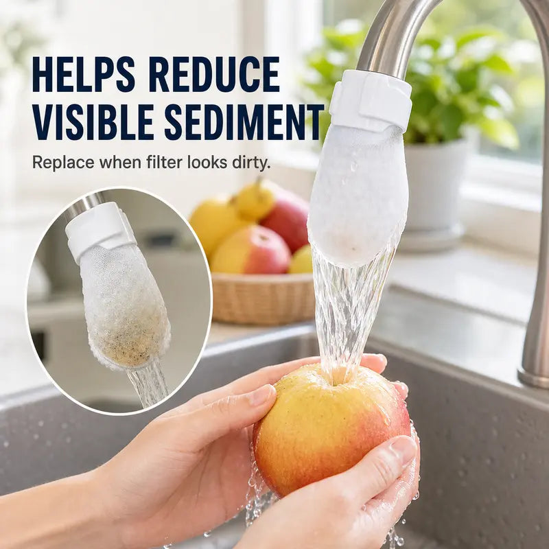 Universal Faucet Filter Bags – Multi-Layer Cotton Filtration