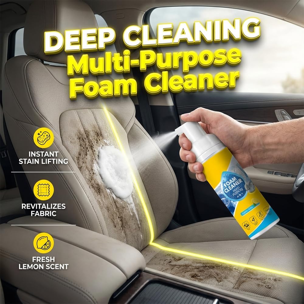 4-in-1 Multi-Enzyme Premium Lemon Fresh Foam Cleaner