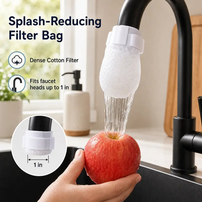 Universal Faucet Filter Bags – Multi-Layer Cotton Filtration