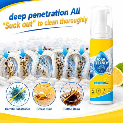4-in-1 Multi-Enzyme Premium Lemon Fresh Foam Cleaner