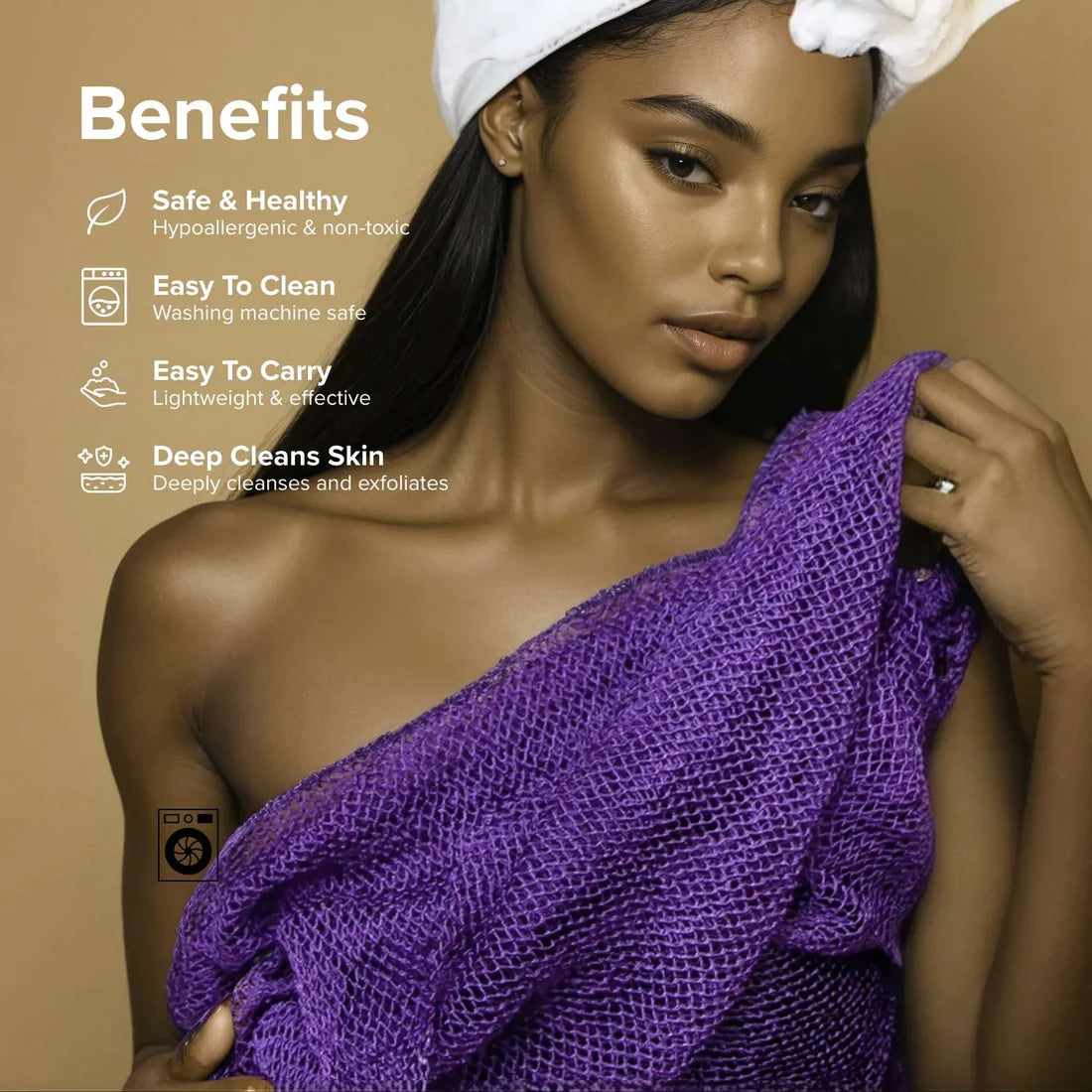 African Exfoliating Net Sponge