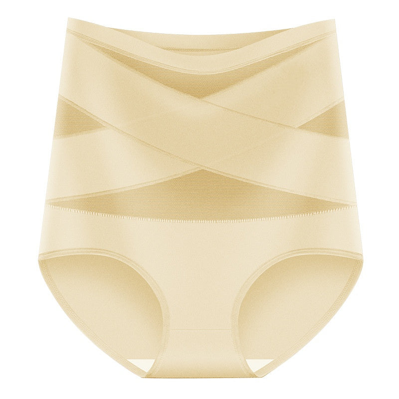 ✨Plus-Size High-Waist Cross Tummy Control Panties