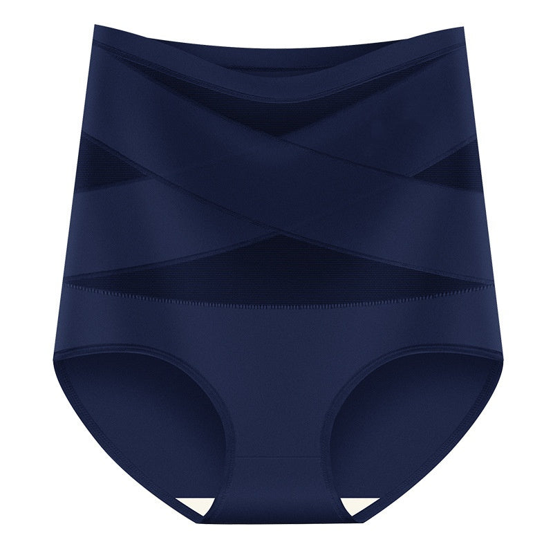 ✨Plus-Size High-Waist Cross Tummy Control Panties