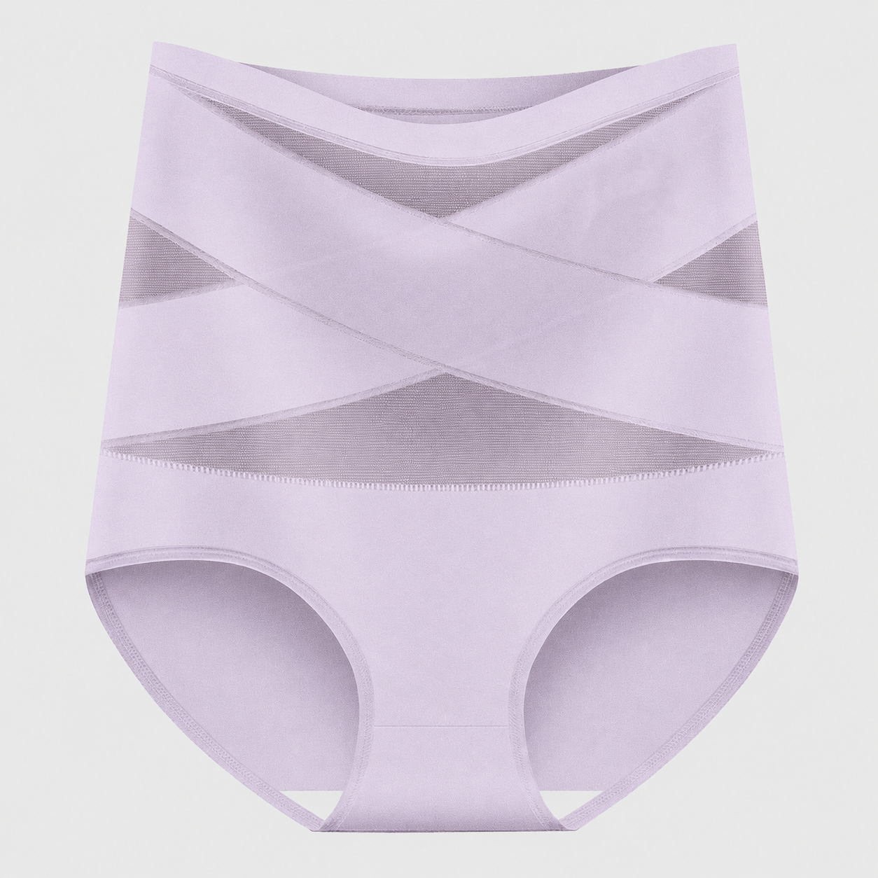 ✨Plus-Size High-Waist Cross Tummy Control Panties