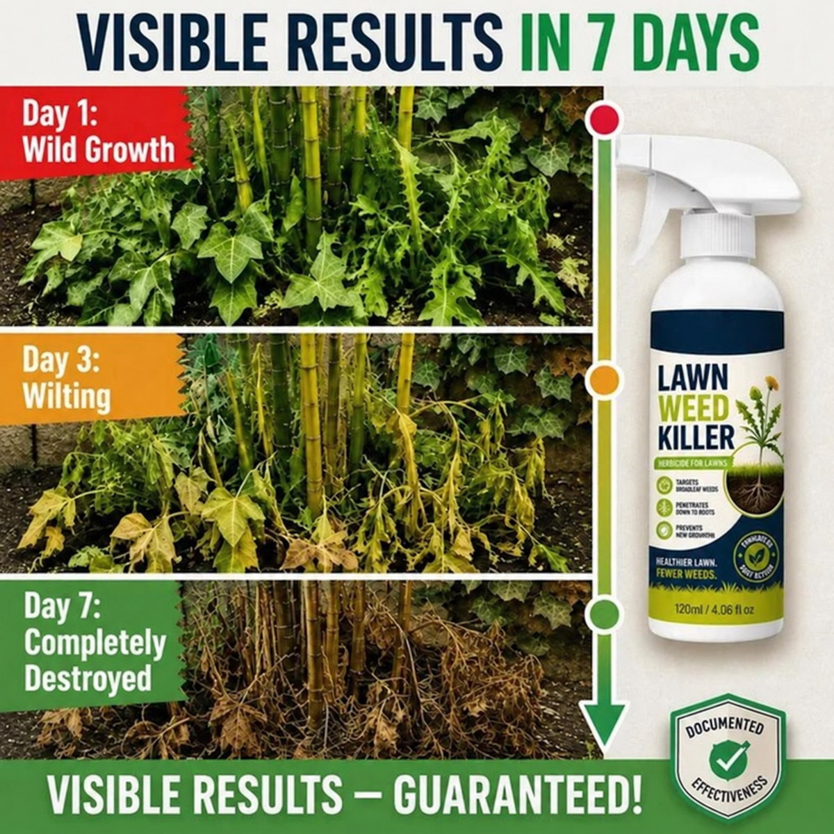 Fast-Acting Natural Weed Killer Spray