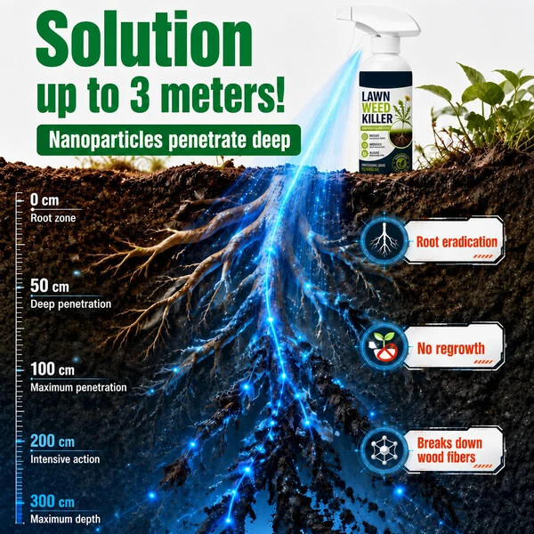 Fast-Acting Natural Weed Killer Spray